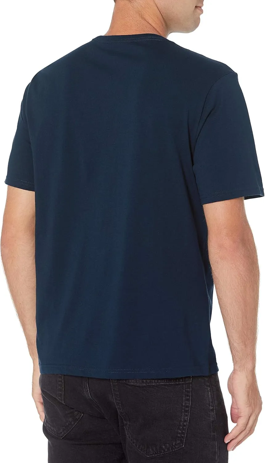 Amazon Essentials Mens T-Shirts, Regular-Fit, Short-Sleeve Crewneck Pocket, Pack of 2