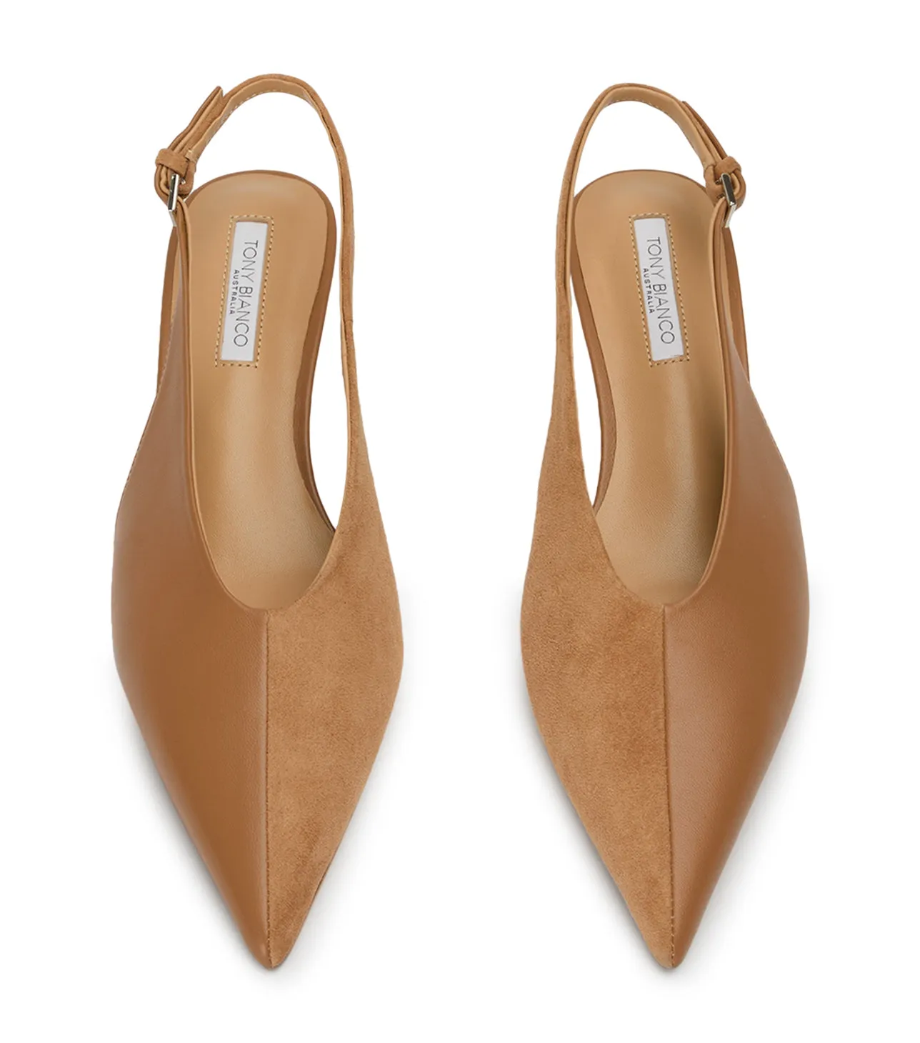 Calli Tan Nappa/Butterscotch Suede
