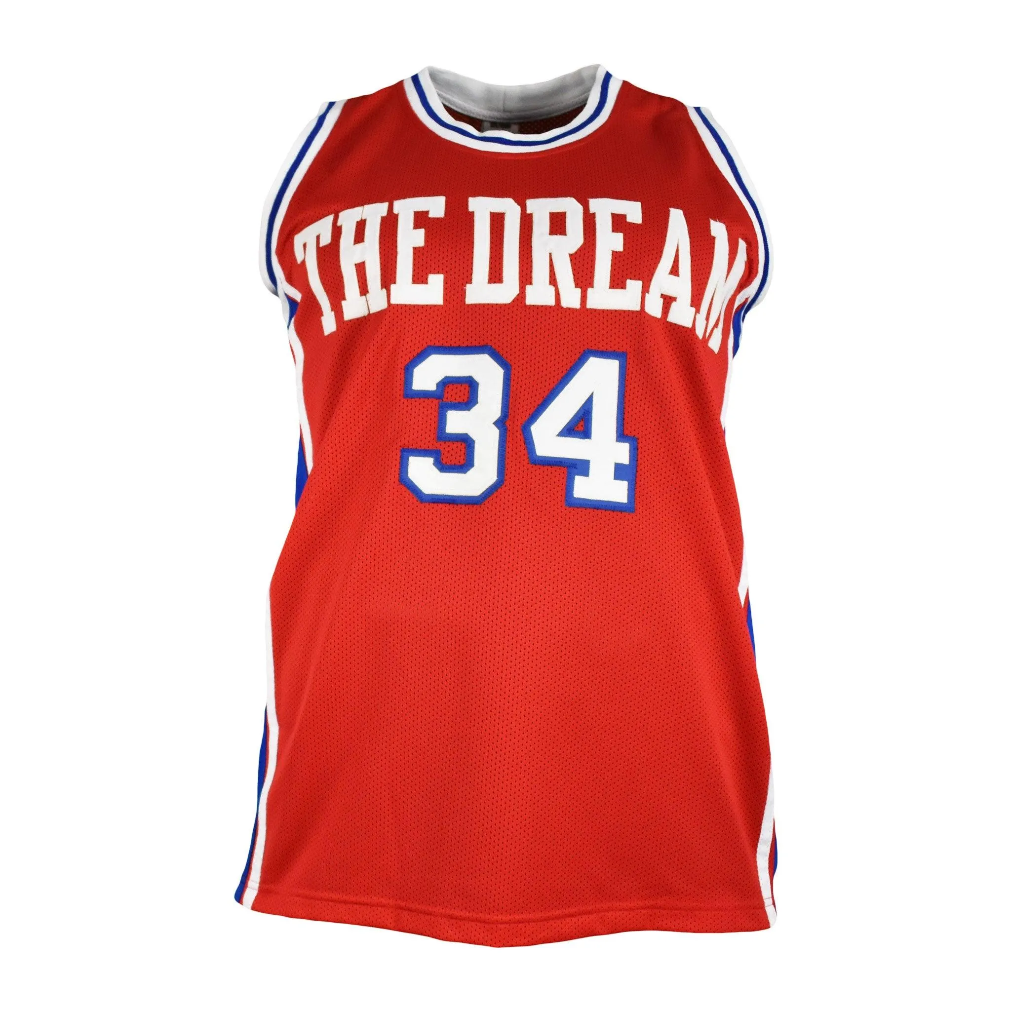 Hakeem Akeem Olajuwon Signed Houston Red Basketball Jersey (Beckett)