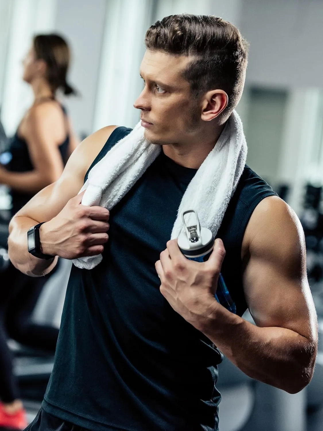 Mens 3 Pack Quick Dry Tank Tops, Moisture Wicking, Mesh Lightweight T-Shirts, Athletic Weightlifting Sleeveless